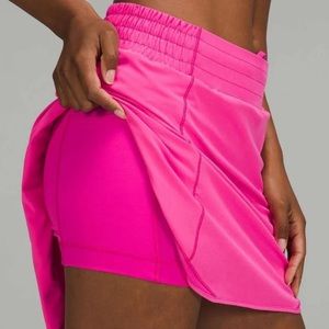 Lululemon Sonic Pink Hotty Hot Skirt-Long